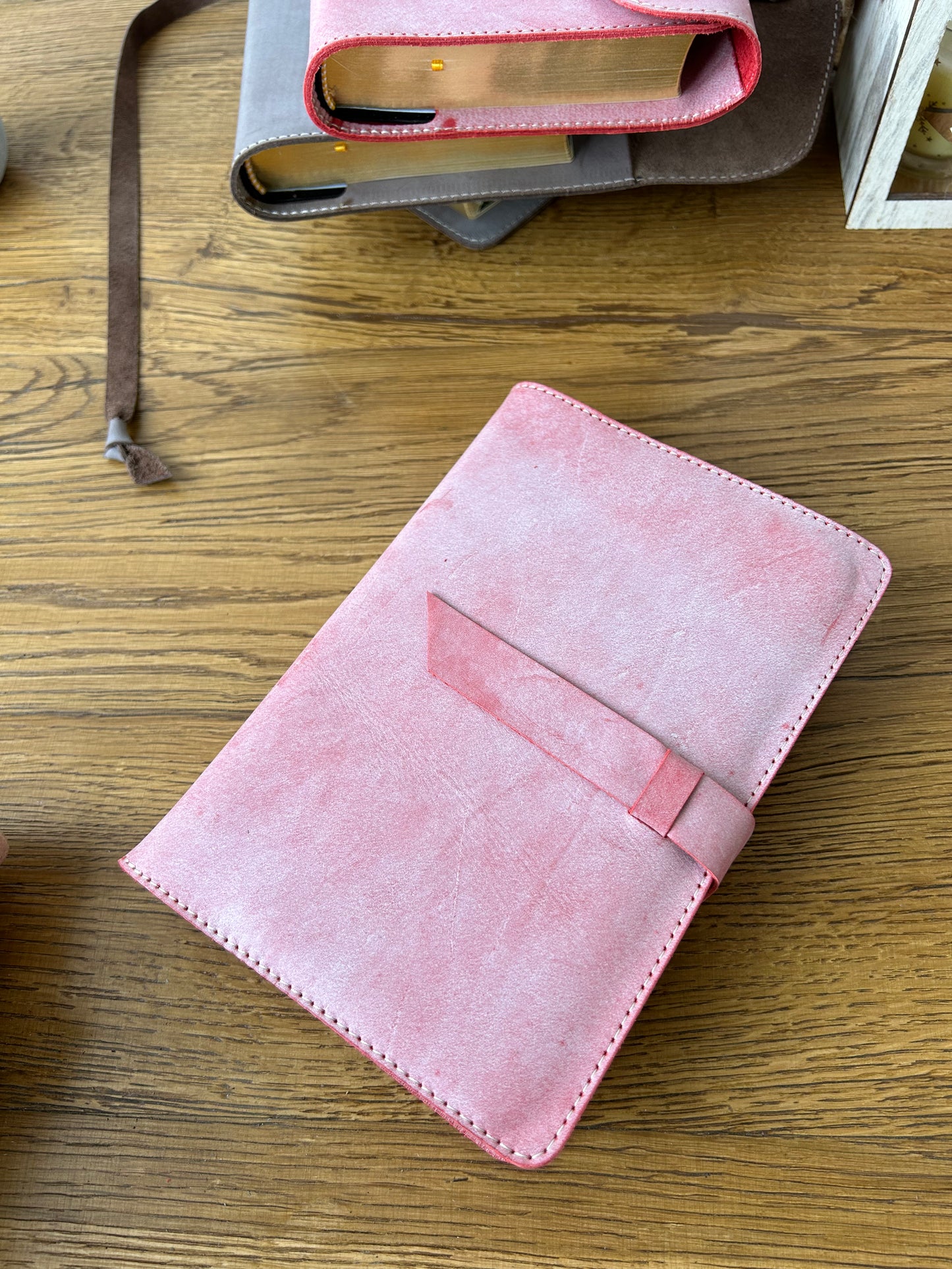 Coperta Biblie medie piele FOG