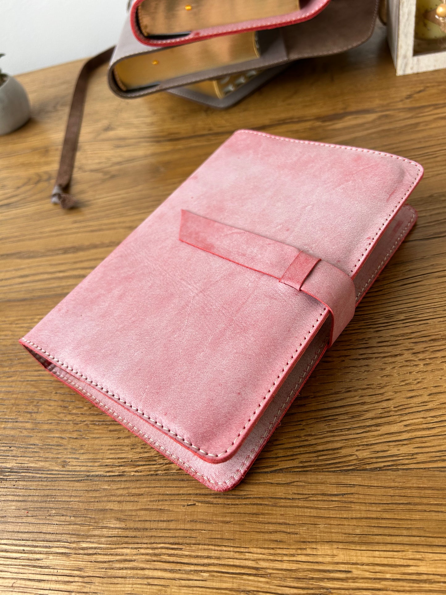 Coperta Biblie medie piele FOG
