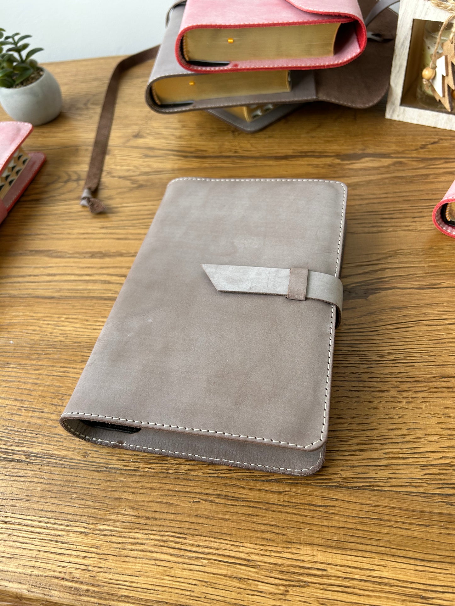 Coperta Biblie medie piele FOG