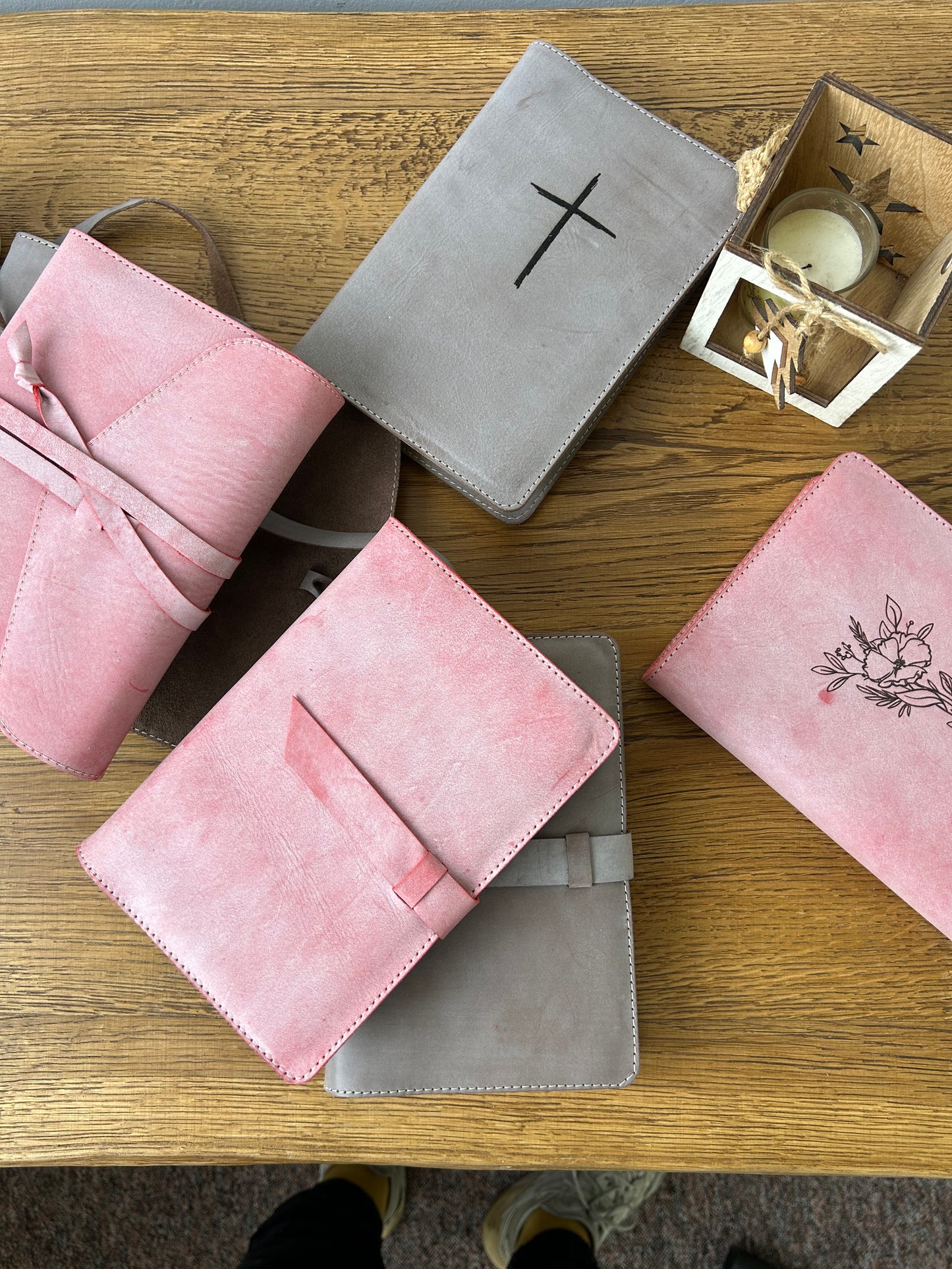 Coperta Biblie medie piele FOG