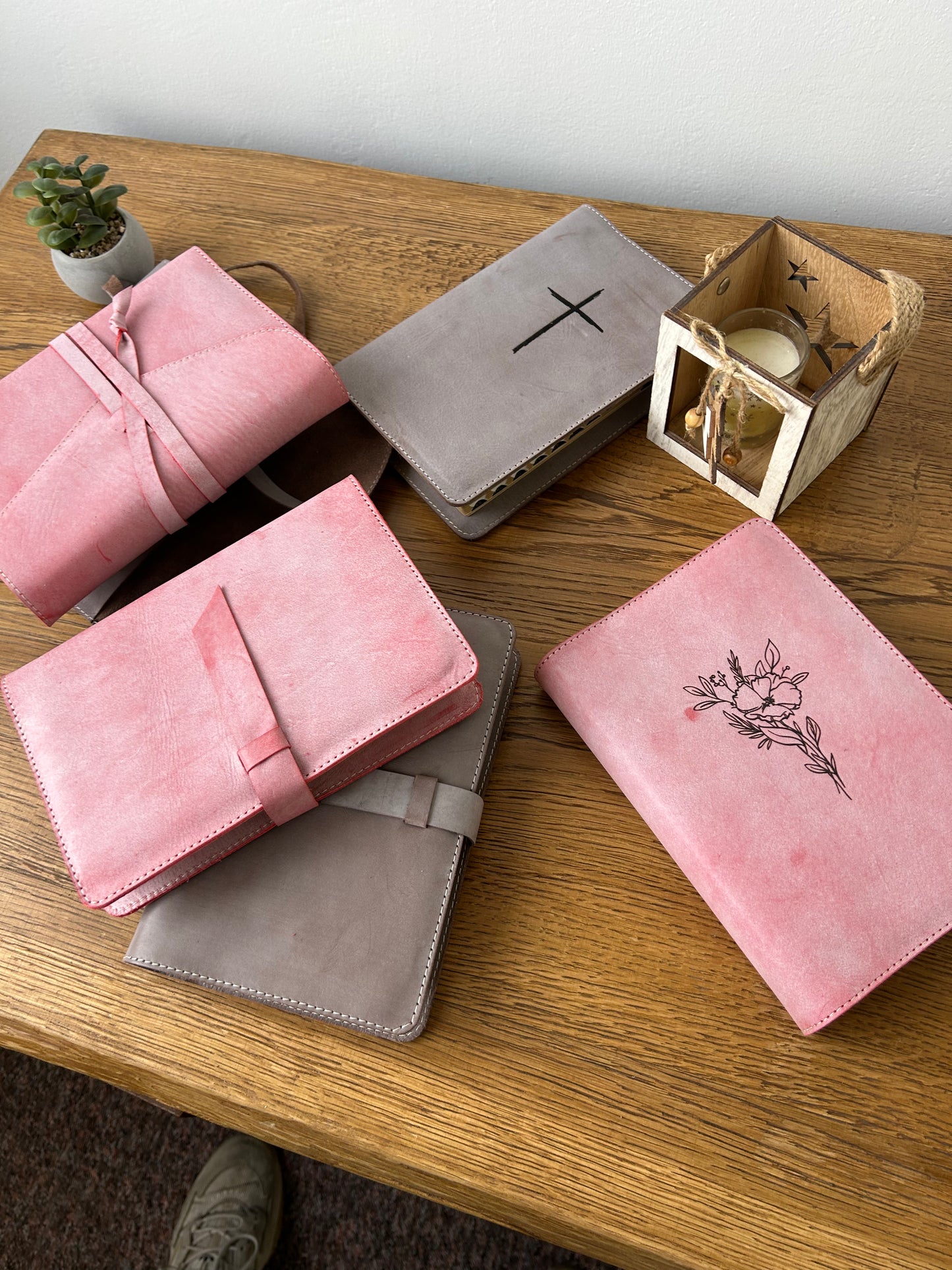 Coperta Biblie medie piele FOG