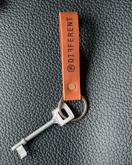 Personalized Leather Keychain: A Handcrafted Accessory