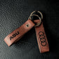 Personalized Leather Keychain: A Handcrafted Accessory