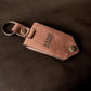 Personalised Photo Keyring in Leather Case + Initials | Father's Day Keepsake | Gift for New Dad | Personalized Photo Keychain